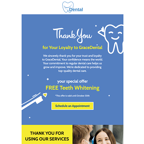 Dentist Thank You For Your Loyalty